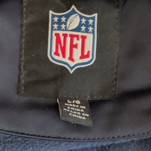 NFL Bears Men's Navy and Orange Windbreakersize XL - Picture 3 of 11